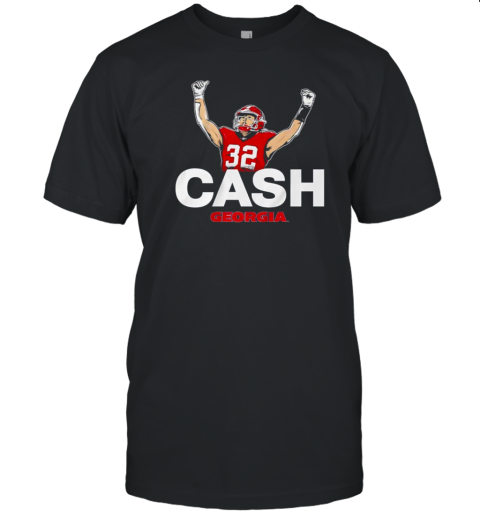 Cash Jones Georgia Bulldogs NFL Player T-Shirt