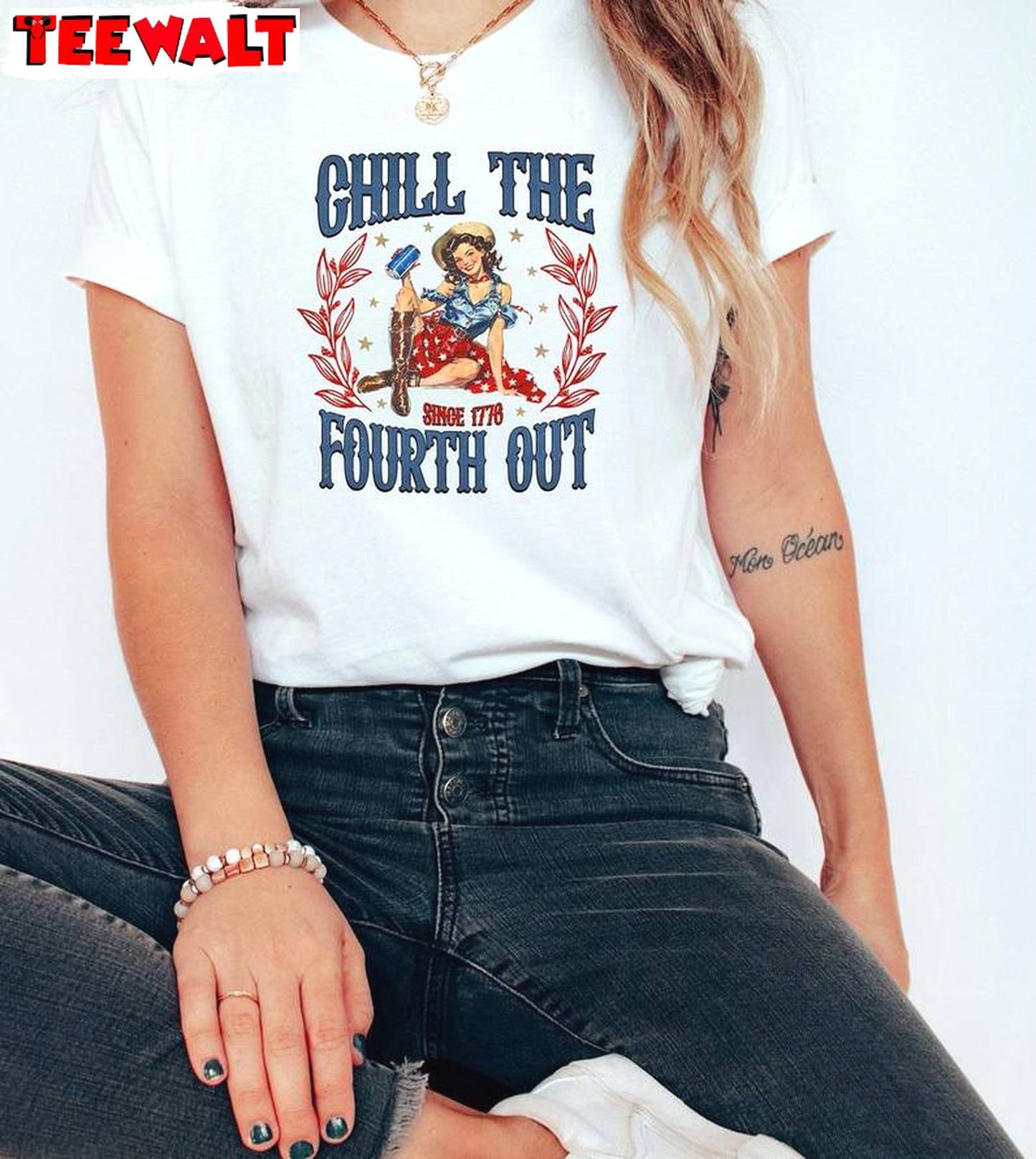 Funny Chill The Fourth Out Shirt, Comfort Independence Day Sweater Hoodie