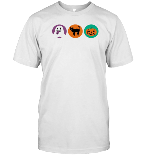 Cookie Cat Pumpkin Boo Ghost Halloween T-Shirt