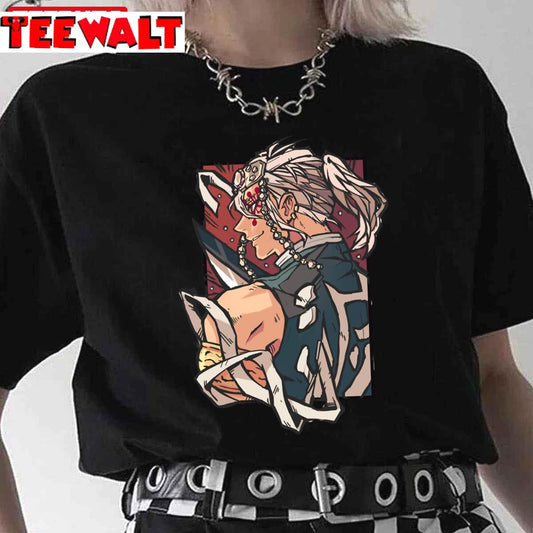 Uzui Tengen Kimesu No Yaiba Anime Art Unisex T-Shirt