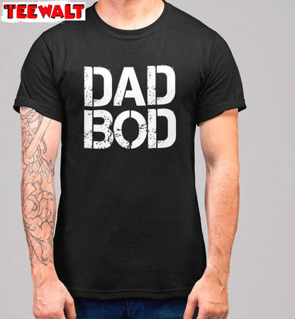 Cool Design Dad Bod Shirt, Must Have Long Sleeve Sweater Gift For Farther