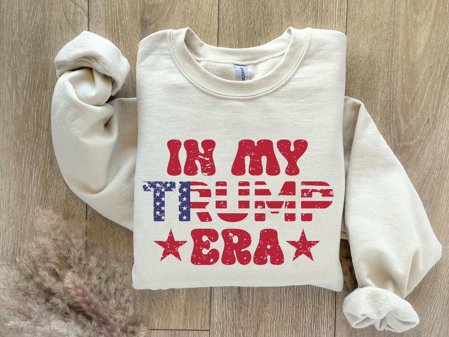 In My Trump Era Sweatshirt - USA Flag Shirt