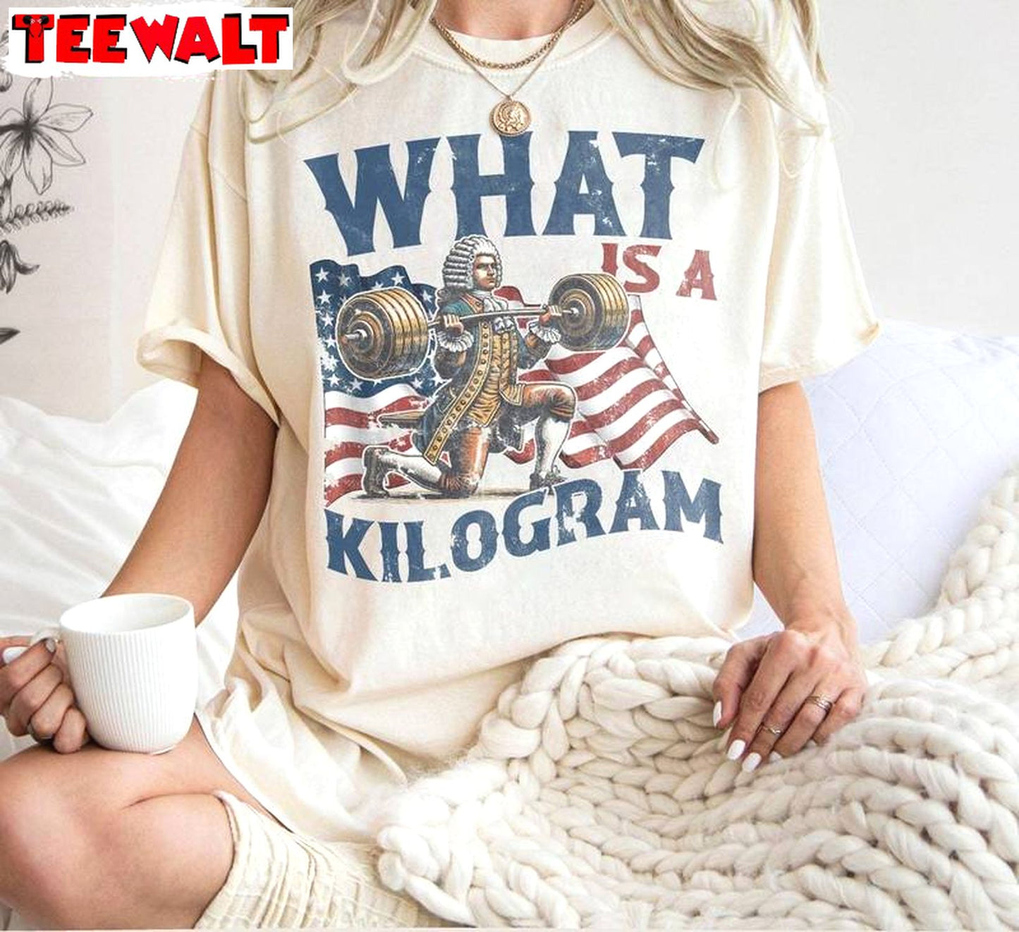 Cool Design What Is A Kilogram Shirt, Funny Meme Crewneck Long Sleeve