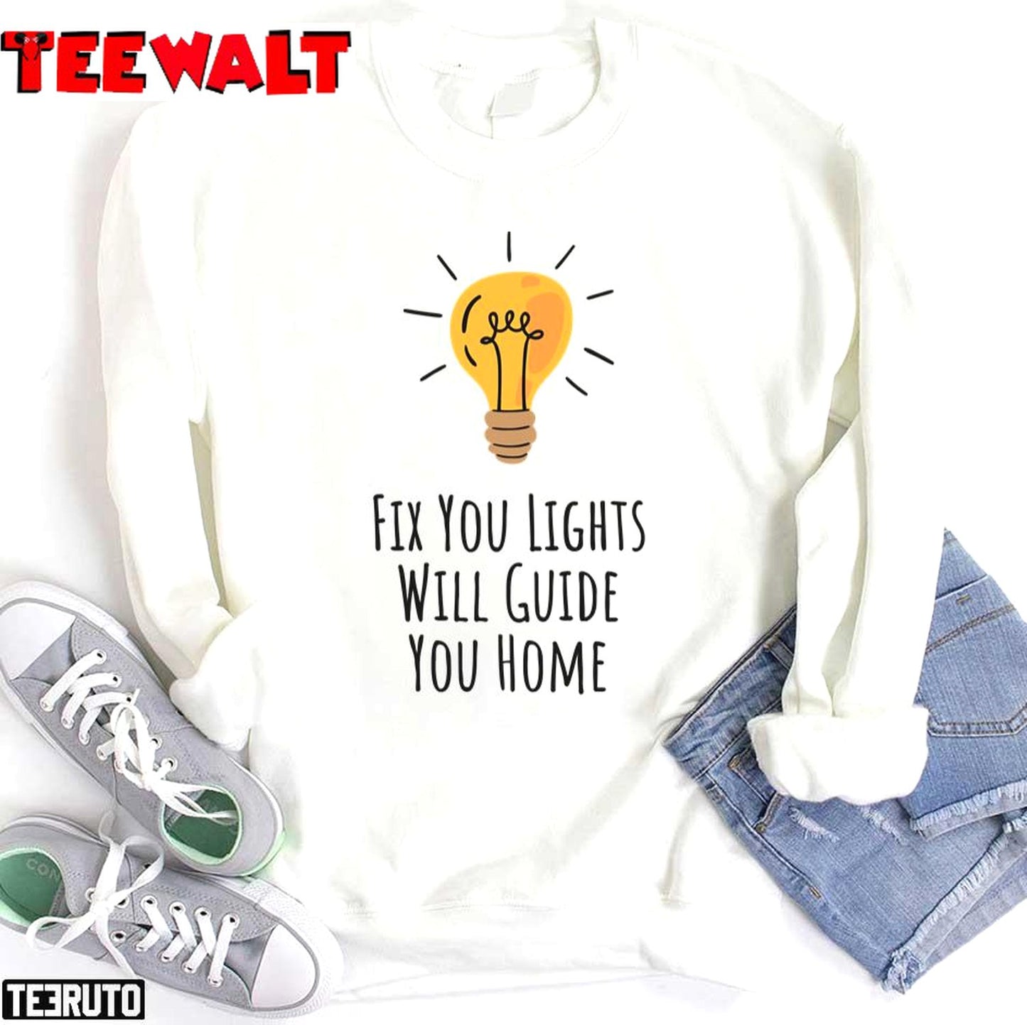 Fix You Lights Will Guide You Home Unisex T-Shirt