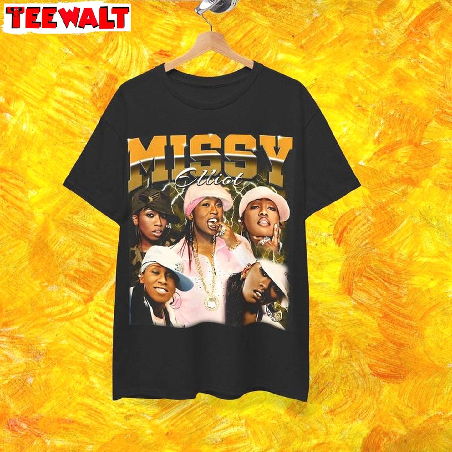 Missy Elliott Cool Design Shirt, Awesome Hip Hop Crewneck Long Sleeve