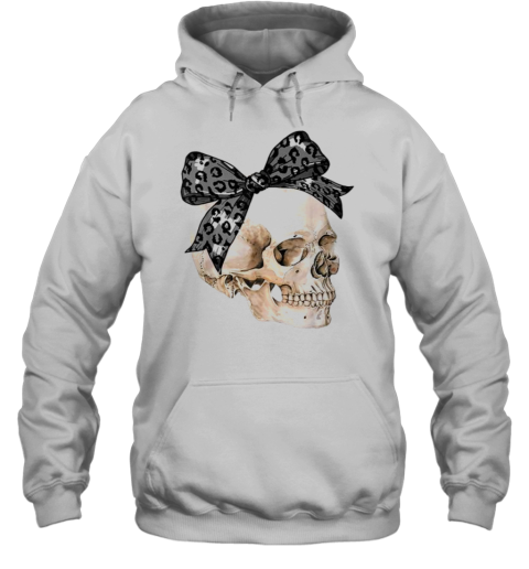 Coquette Bow Spooky Season Skeleton Skull Horror Halloween T-Shirt