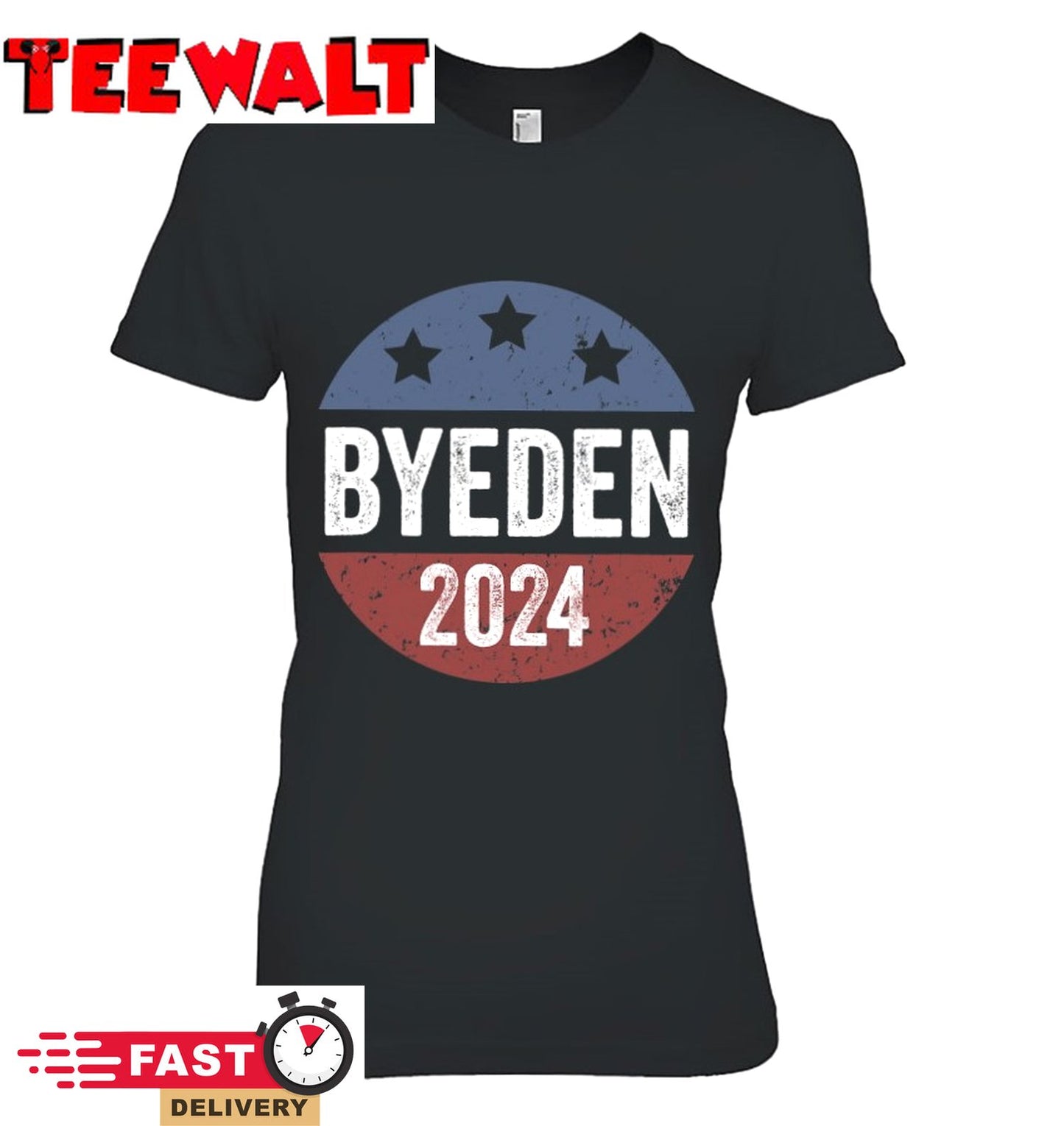 Bye Den 2024 Byeden Button Funny Anti Joe Biden T Shirt