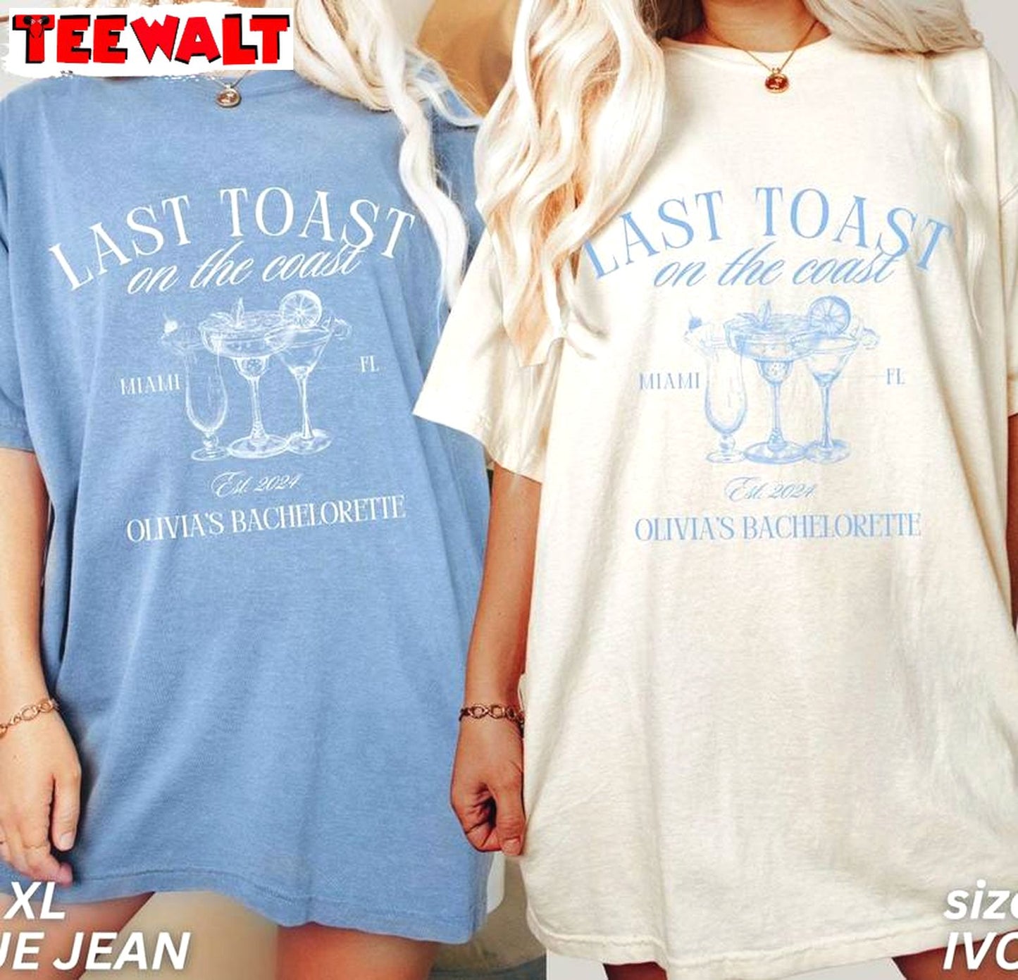 Last Toast On The Coast Vintage Shirt, Beach Bachelorette Party Short Sleeve Crewneck