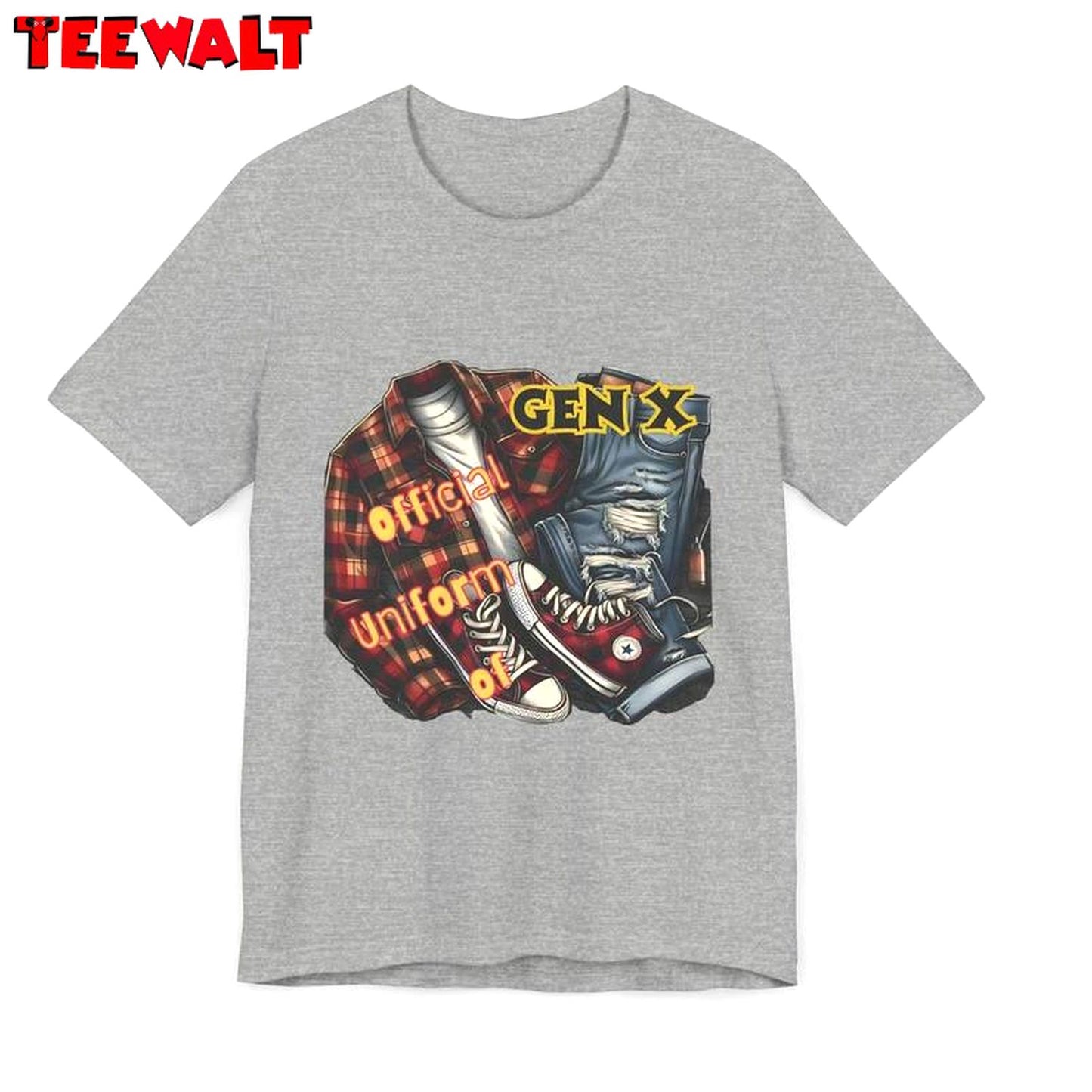 New Rare Gen X Shirt, Official Uniform Of Gen X Vintage Crewneck