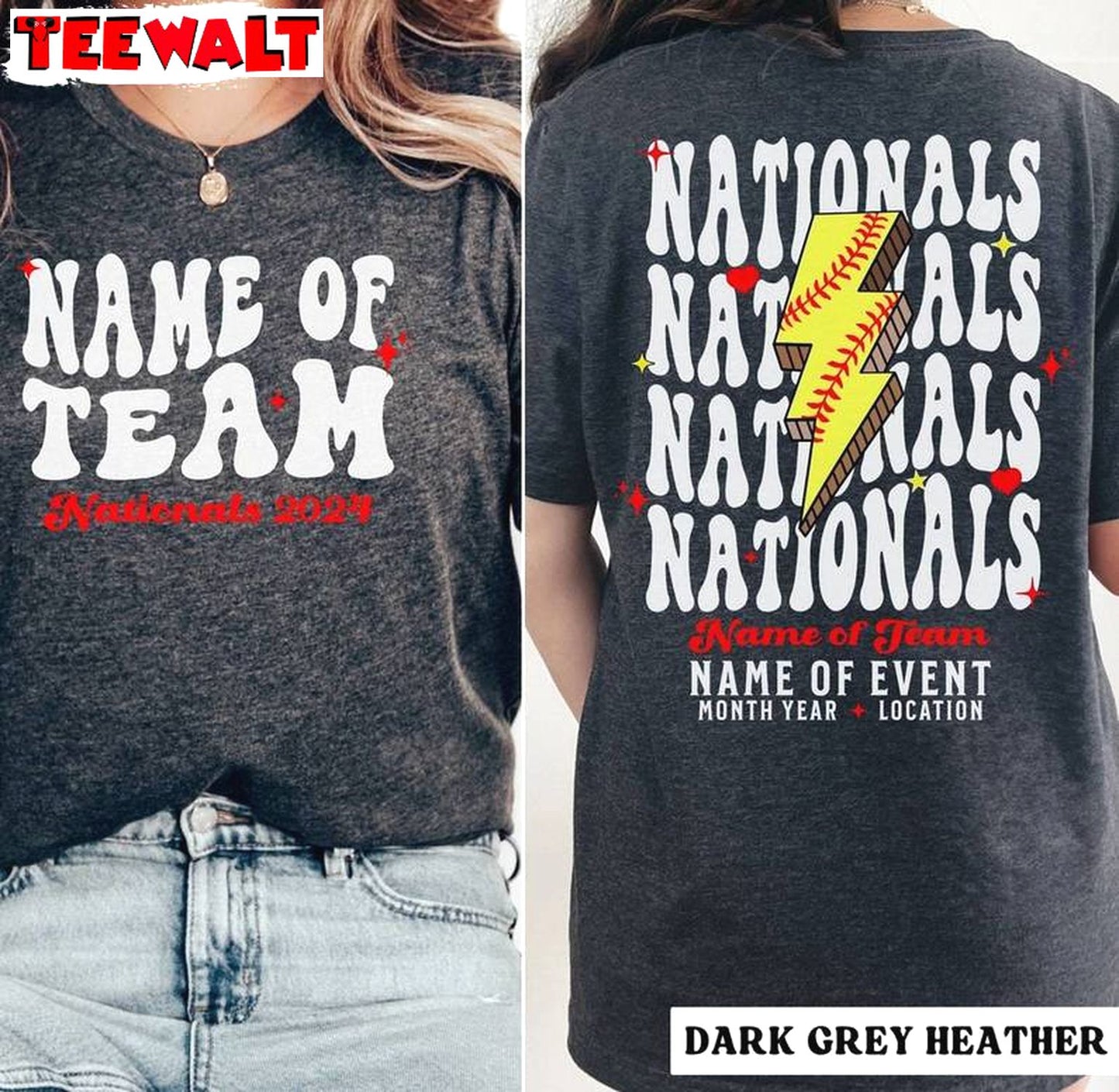 Softball Championship Unisex Hoodie, New Rare Nationals Long Sleeve Tee Tops