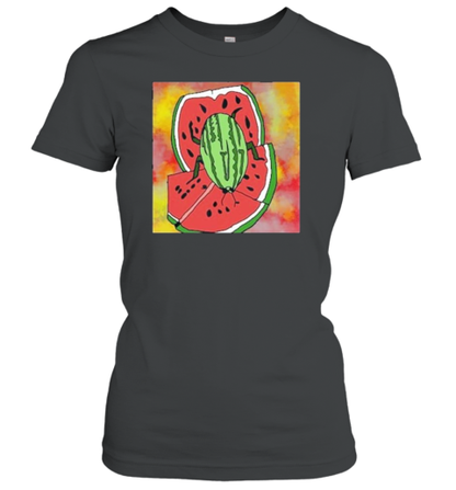 Drawing Painting Watermelon Beetle T-Shirt