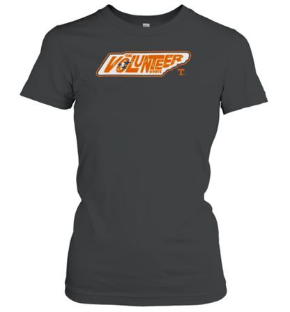 Champion Black Tennessee Volunteers State Outline T-Shirt