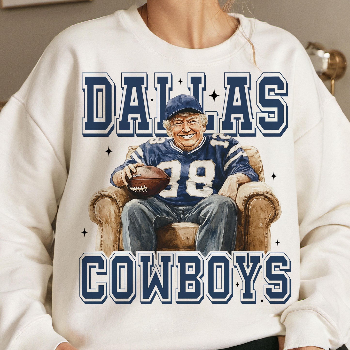 Dallas Cowboys Football Trump Christmas T-Shirt For Fans