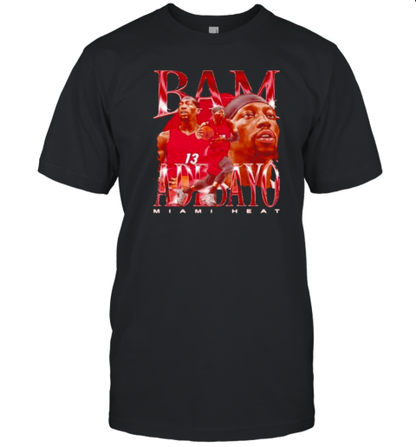 Bam Adebayo Miami Heat Vintage Graphic T-Shirt