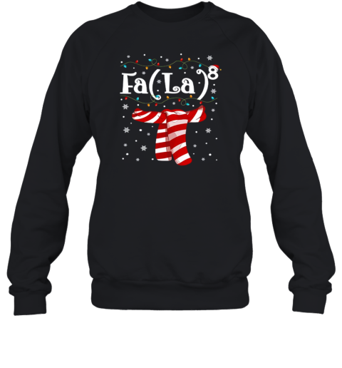 Falalala Christmas Scaff Teacher T-Shirt