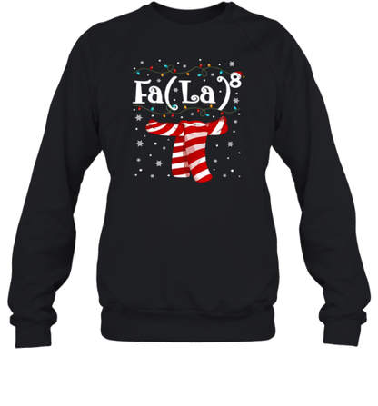 Falalala Christmas Scaff Teacher T-Shirt