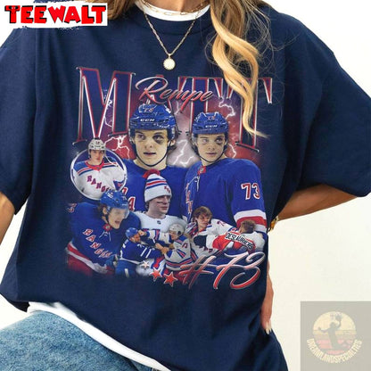 Trendy Matt Rempe Shirt, Comfort Rangers Hockey Short Sleeve Long Sleeve