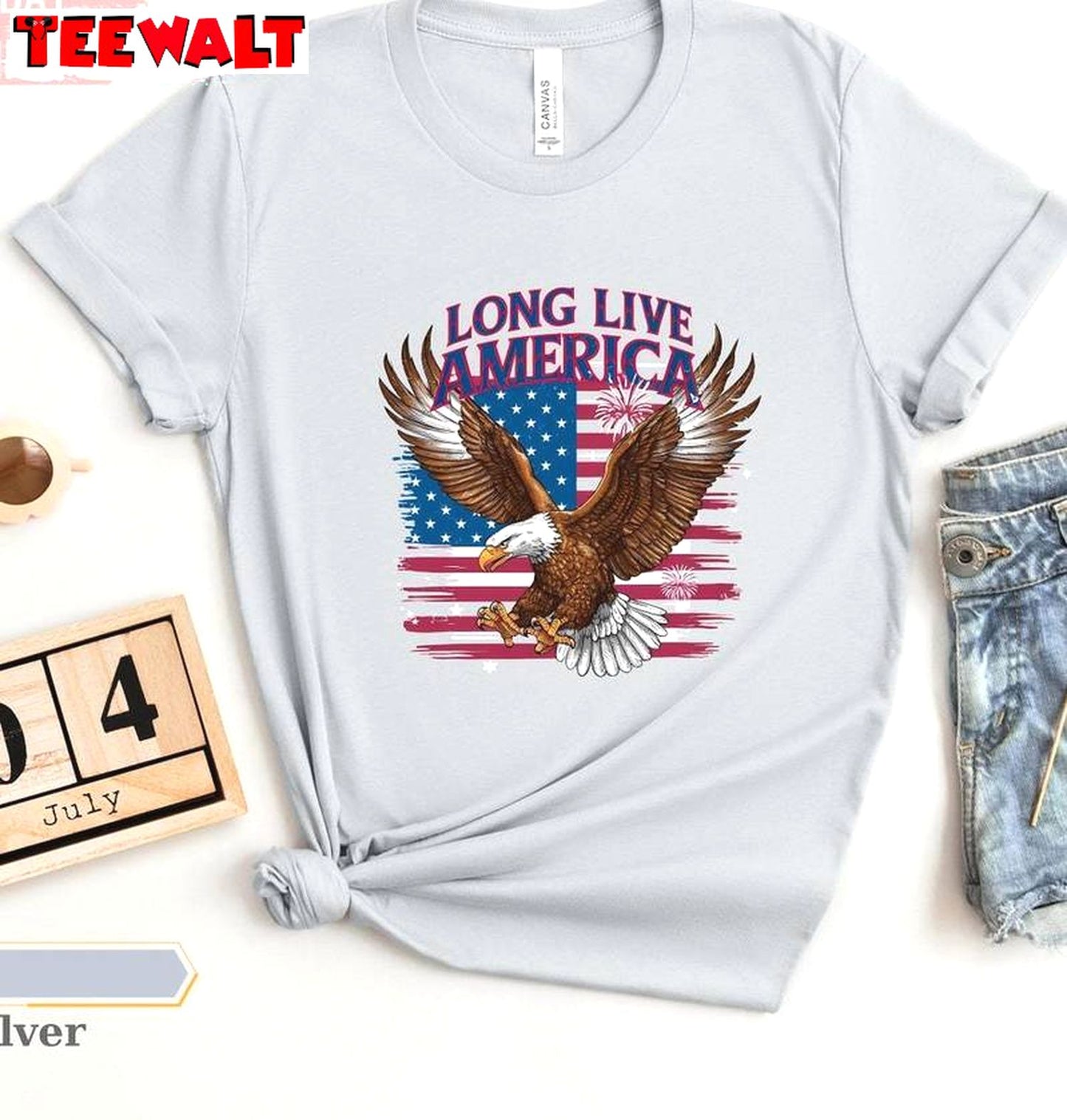 Must Have 4th Of July Unisex T Shirt , New Rare Long Live America