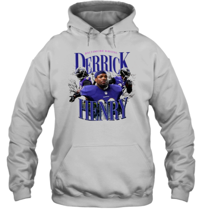 Derrick Henry Baltimore Ravens Waterfall T-Shirt