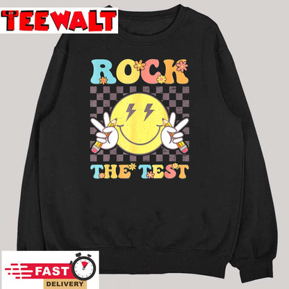 Testing Day Teacher Student Motivational Shirt Rock The Test T-Shirt