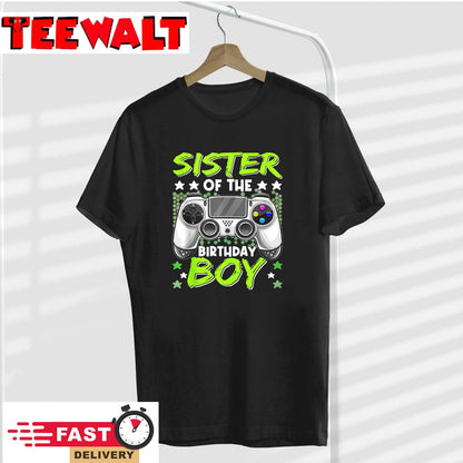 Sister of the Birthday Boy Video Gamer Birthday Boys Hoodie