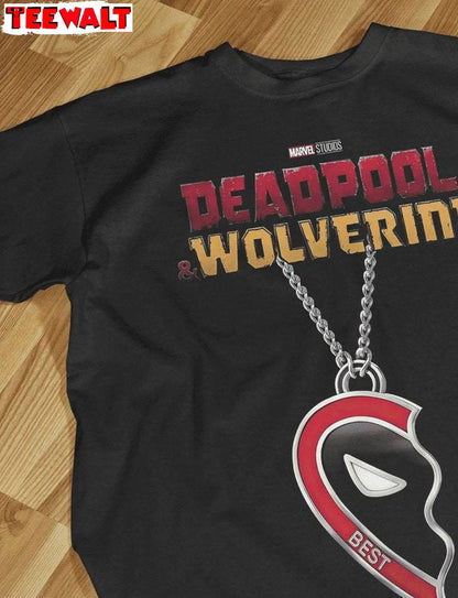 Modern Deadpool And Wolverine Shirt, Comfort Halftones Short Sleeve