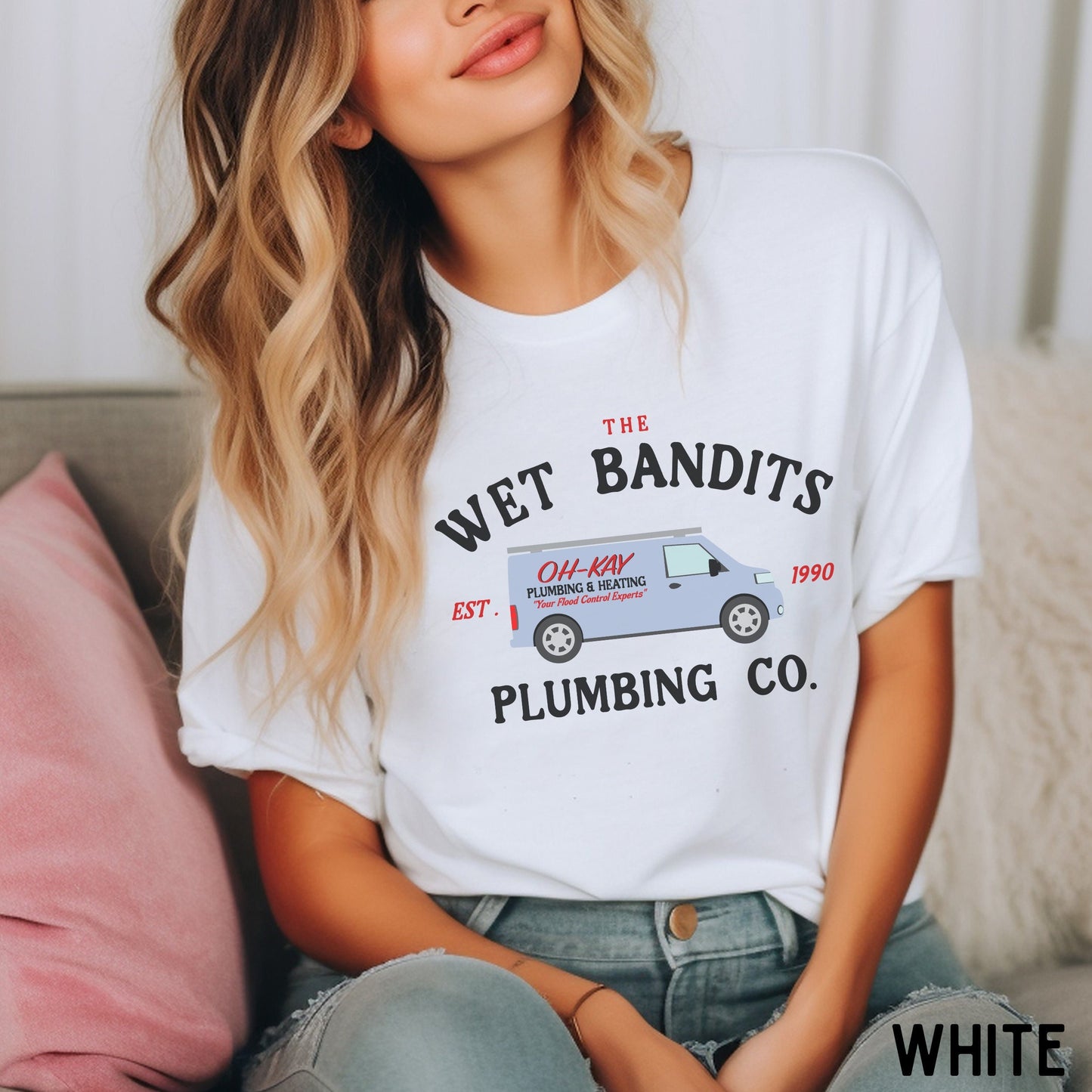 Wet Bandits Plumbing Co. T-Shirt - 90S Christmas Movie Shirt