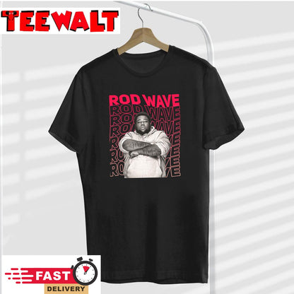 Red Retro Art Special Present Rod Wave Cool Unisex T-Shirt