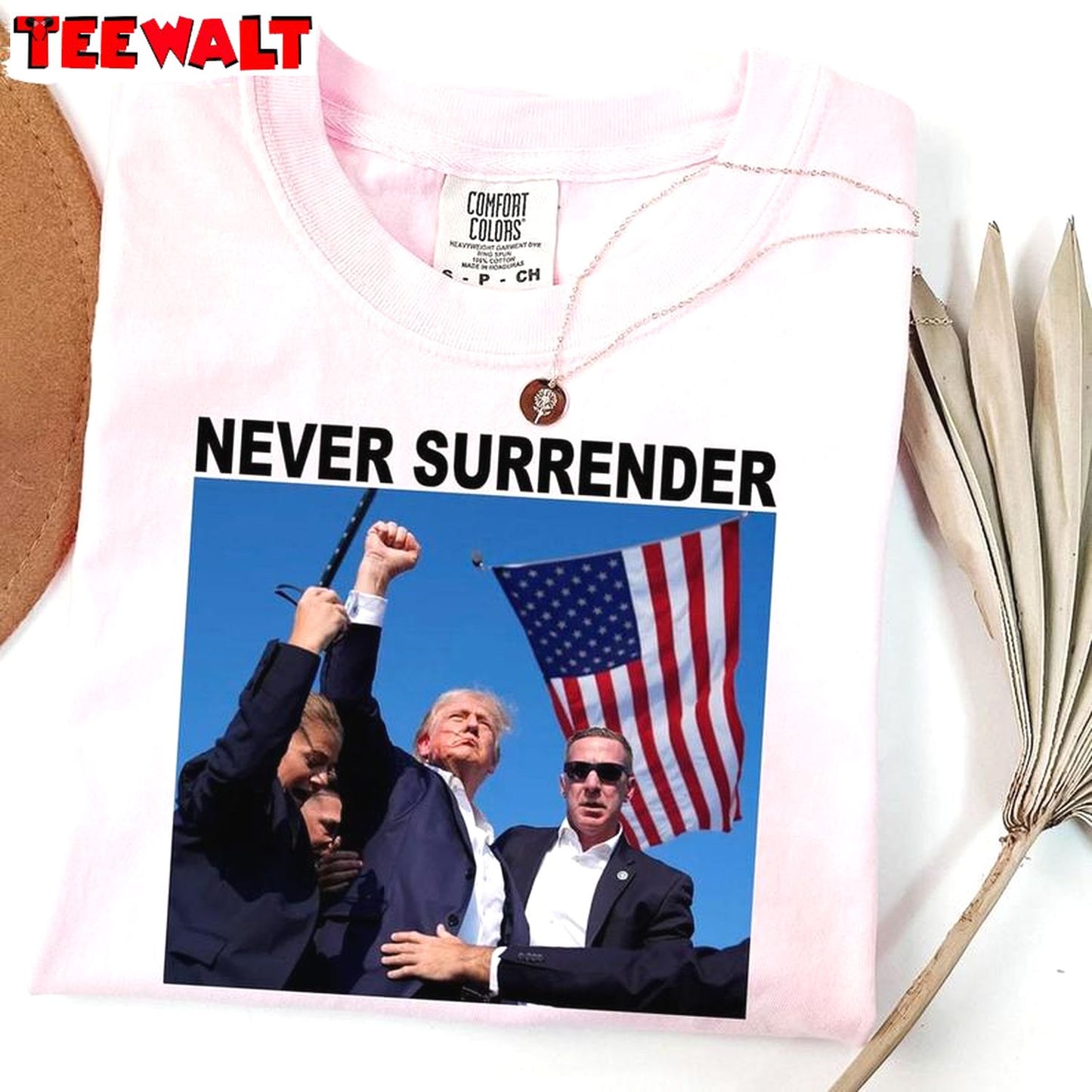 Groovy Never Surrender Shirt, Must Have Fight Trump Short Sleeve Long Sleeve