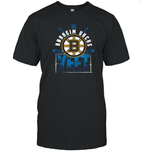 Boston Bruins Hockey Jey Uso WWE Yeet T-Shirt