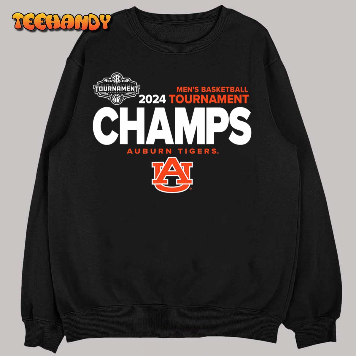 Auburn Tigers SEC Champs 2024 Men's Basketball T-Shirt