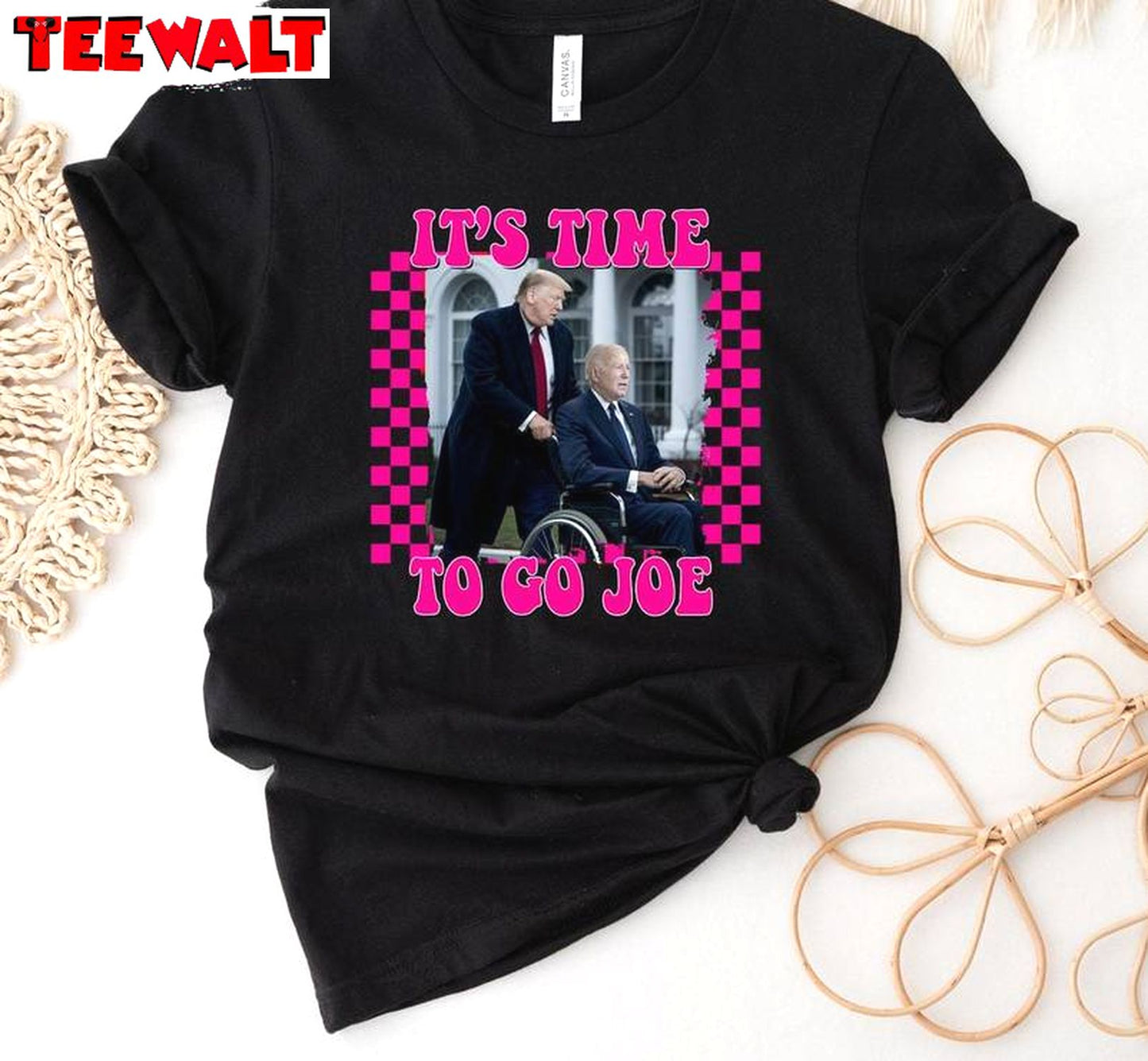 It's Time To Go Joe Cool Design Shirt, Funny Anti Biden Long Sleeve Tee Tops