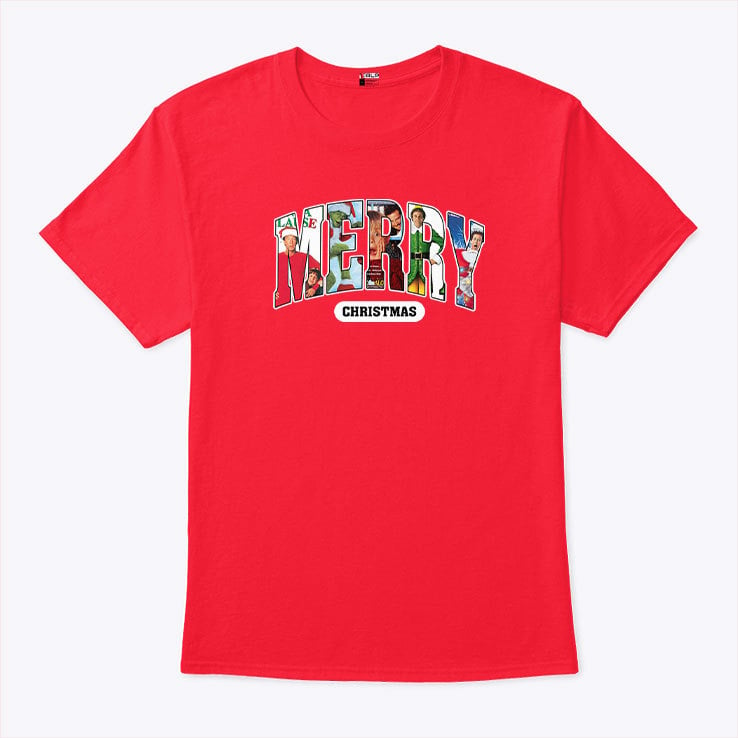 Merry Christmas 90s Movies T Shirt