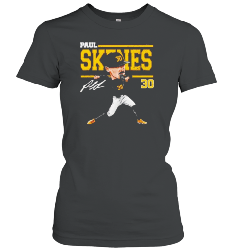 Paul Skenes Pittsburgh Pirates Signature Cartoon T-Shirt