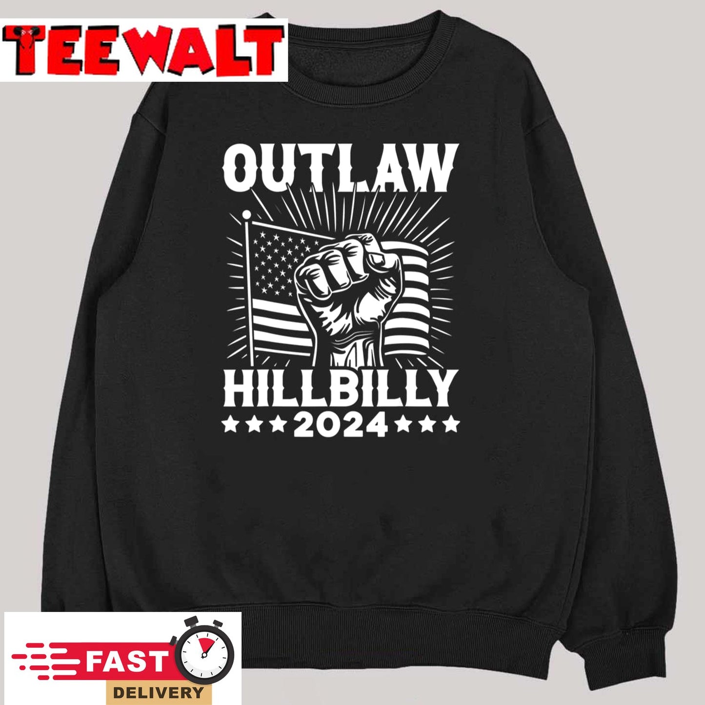 Trump Vance 2024 Donald Trump J.D. Vance Outlaw Hillbilly T-Shirt