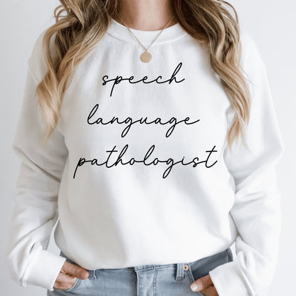 Speech Therapist Sweater, Slp Sweatshirt, Perfect Gift For Slps & Slpa