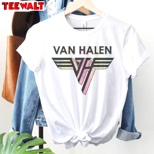 Cool Design Van Halen Sweatshirt, Old School Band Crewneck