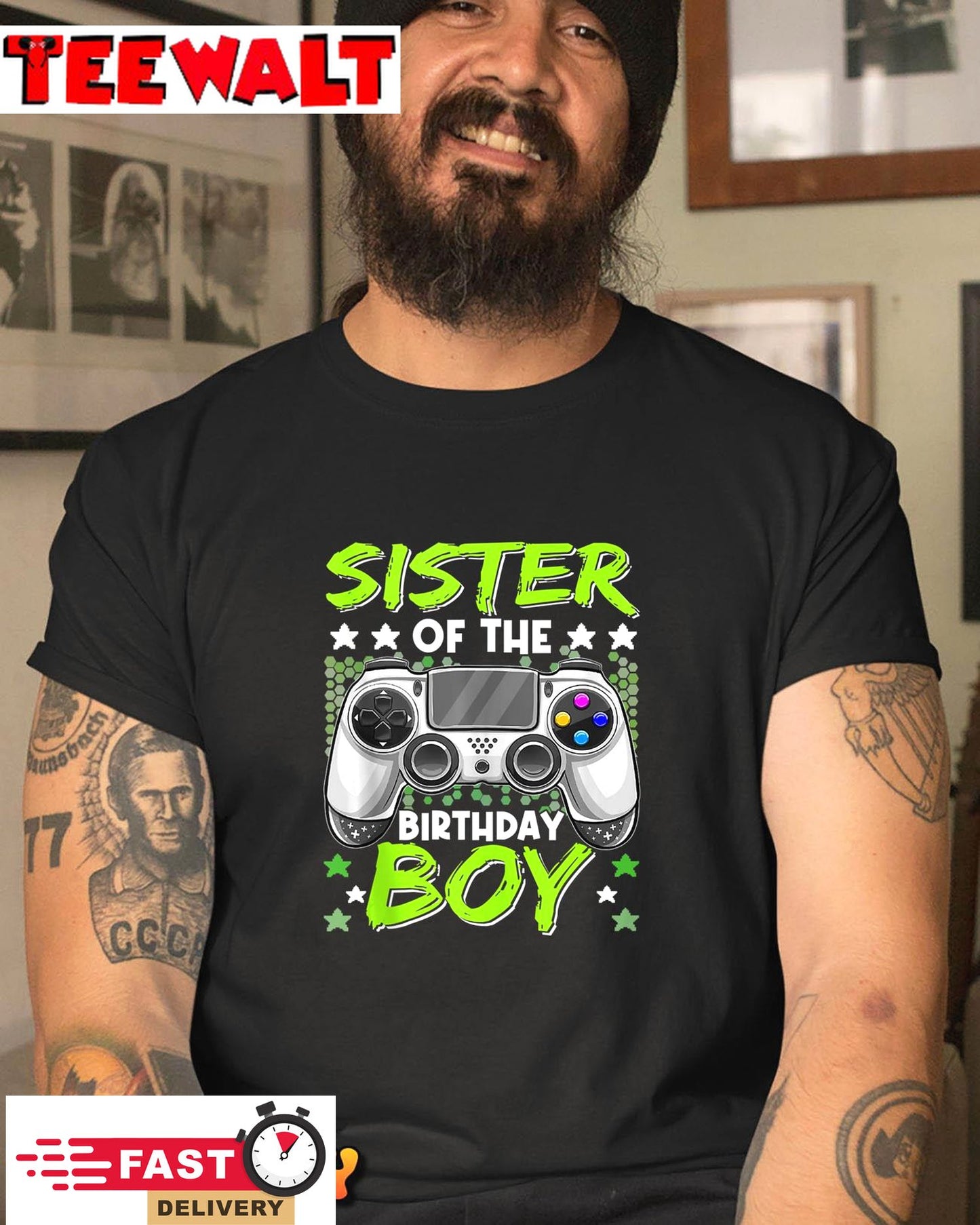 Sister of the Birthday Boy Video Gamer Birthday Boys Hoodie