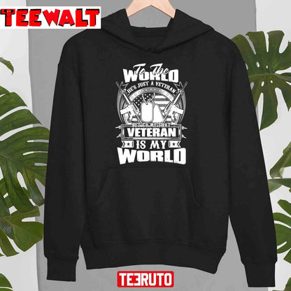 Veteran Is My World Unisex T-Shirt