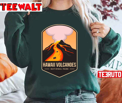 Hawaii Volcanoes National Park Vintage Unisex Hoodie