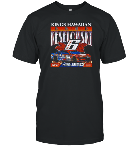 Brad Keselowski Royal King&#39s Hawaiian Soft Pretzel Bites Car T-Shirt