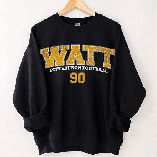 Tj Watt Pittsburgh Football Sweatshirt Crewneck Shirt Sweatshirt