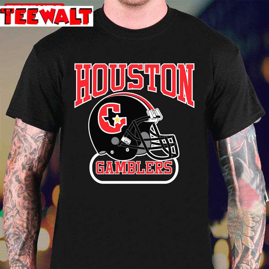 Houston Gamblers Helmet Unisex T-Shirt