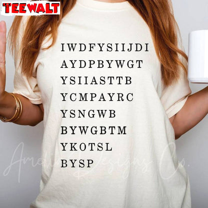 Comfort Swiftie Tortured Poets Shirt, Smallest Man Who Ever Lived Bridge Lyrics Sweater