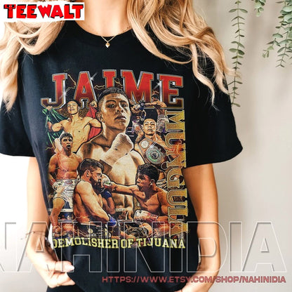 Comfort Colors Jaime Munguia Shirt, Limited Boxing Short Sleeve Hoodie