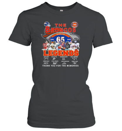 Denver Broncos The Broncos Legends Thank You For The Memories 2024 T-Shirt