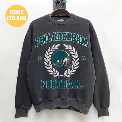 Philadelphia Football Sweatshirt, Vintage Jason Kelce Eagle Sweatshirt