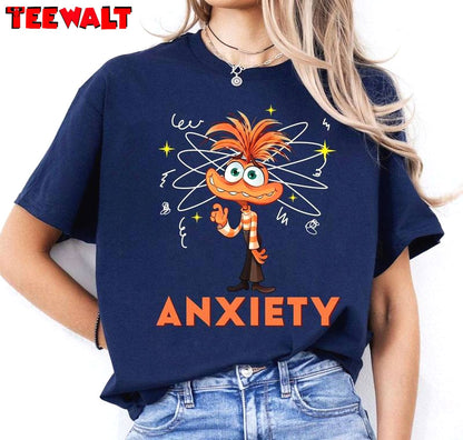 Modern Anxiety Mood Short Sleeve , Groovy Inside Out 2