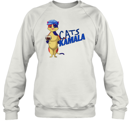 Cats For Kamala Cat Drink T-Shirt