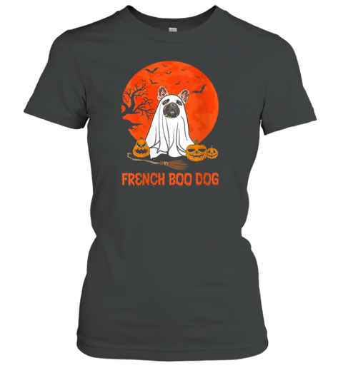 Funny French Boodog Halloween Teacher T-Shirt